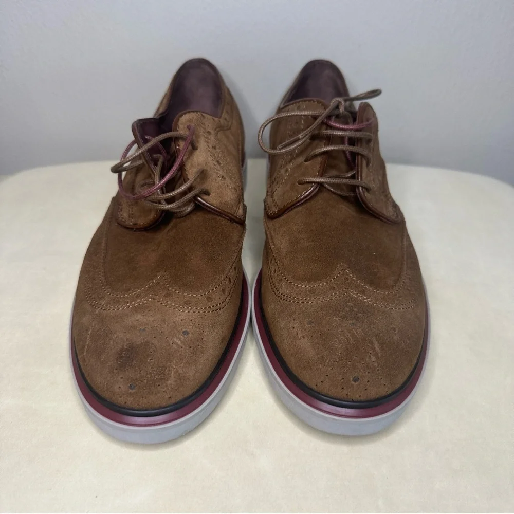 Ted Baker Men’s London Teviss Round Toe Suede Dress Shoe Sz 7.5